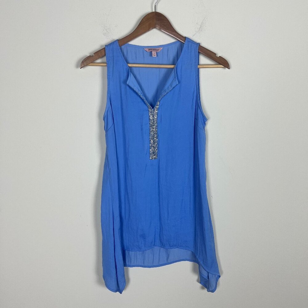 2/$20 Juicy Couture Sleeveless Glitter Top XS